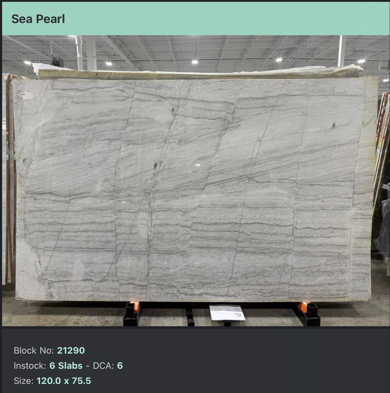 Block No: 21290-6 Size: 120.0 x 75.5